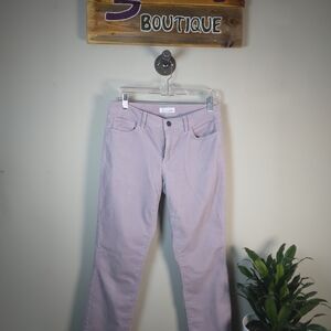 LOFT Light Purple Cropped Pants
